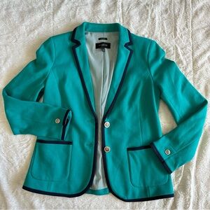 Talbots Vivid Jade Pique Aberdeen Blazer, 4